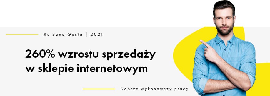 Case Study – 260% wzrostu sprzedaży w sklepie internetowym