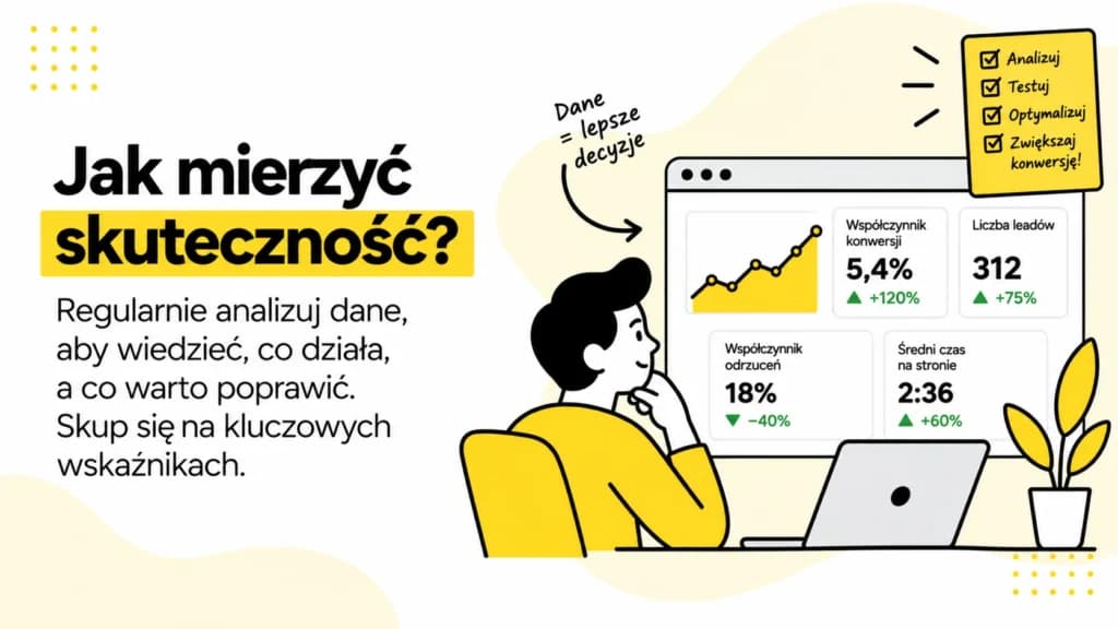 Analiza danych i kluczowych wskaźników przed optymalizacją formularza kontaktowego